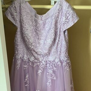 Lilac prom dress